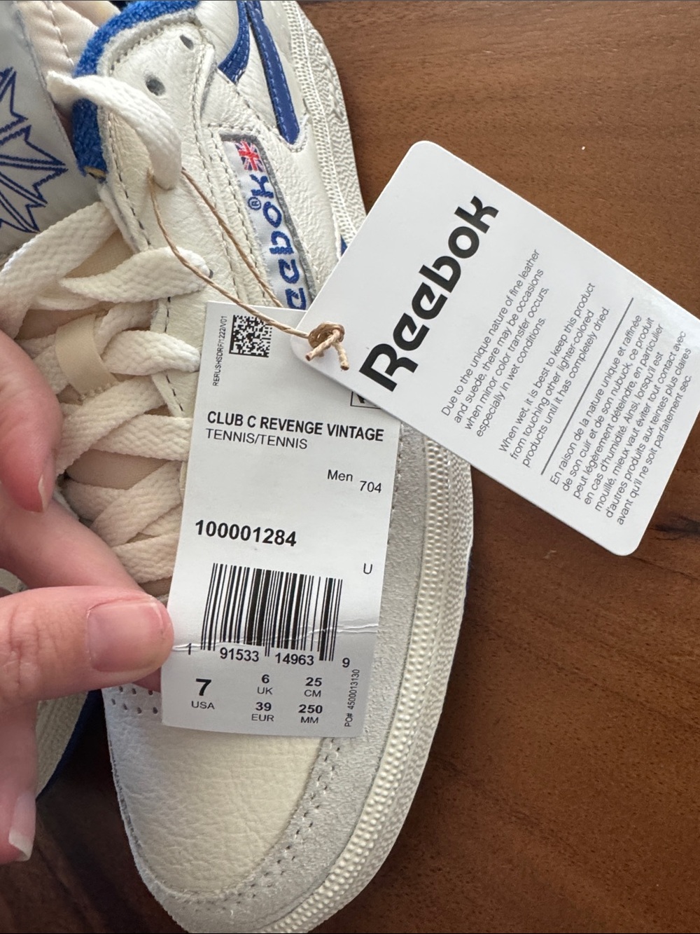 Reebok Club C Revenge Vintage Sneaker in Royale Blue - Picture 2 of 4